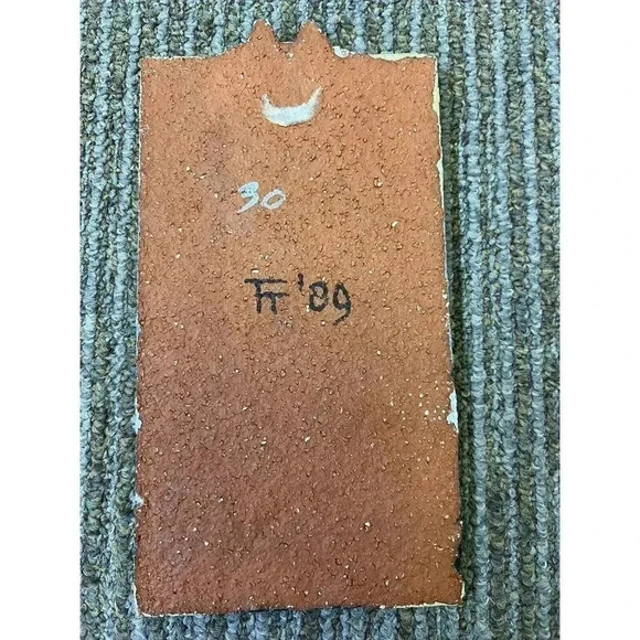 Rare VINTAGE TILE FROUWIEN VISSER HOLLAND TERSCHELLING NRM03A FR'89 9.5Lx5Wx.25" - Picture 6 of 8